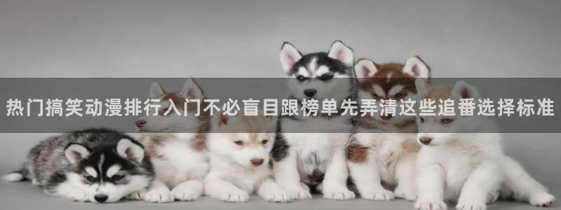 2026汗汗漫画排行：热门搞笑动漫排行入门不必盲目跟榜单先弄清这些追番选择标准配图